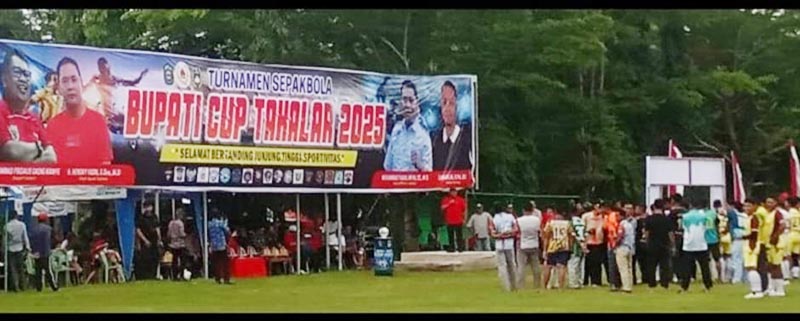 Daeng Manye Resmi Buka Turnamen Sepak Bola Bupati Cup I